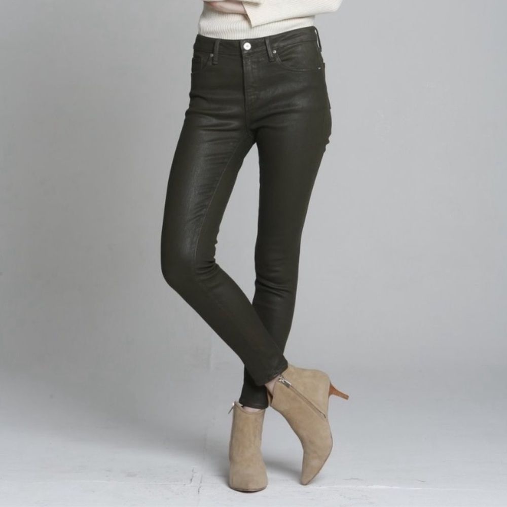 HOST PICK FREE PEOPLE Driftwood Jackie Coated Jeans